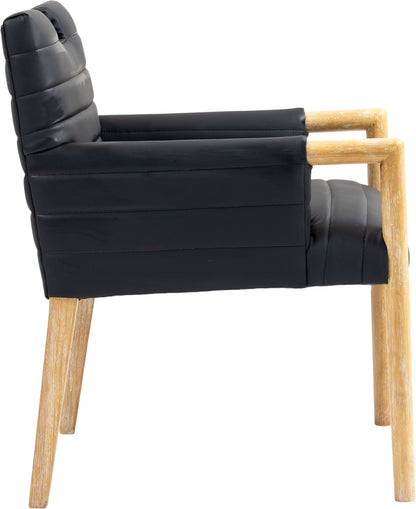 Aimee - Dining Arm Chair - Light Brown Legs