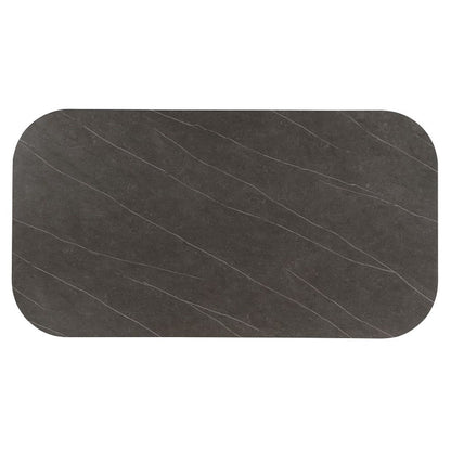 Kasa - Dining Table - Sintered Stone Top & Champagne