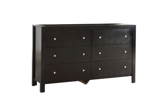 Elegant Transitional Dresser - Black