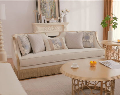 HD-6127 - Sofa - Beige / Gold