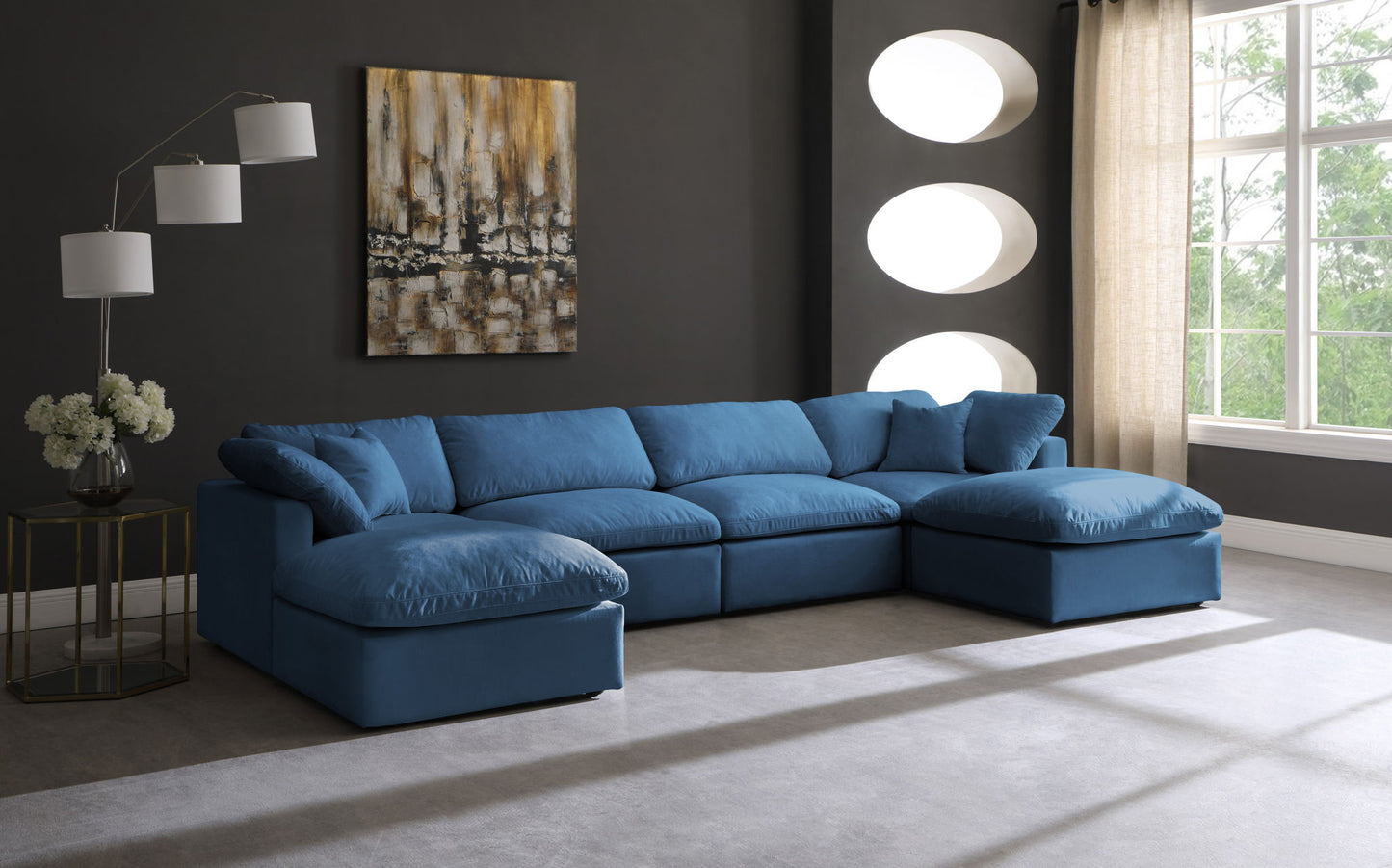 Plush - 6 Piece Modular Sectional