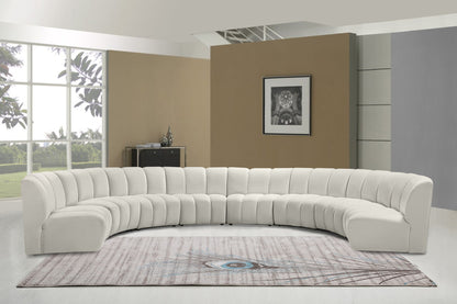 Infinity - 8 Piece Velvet Modular Sectional