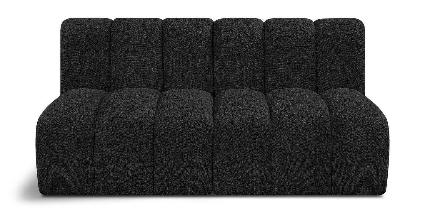 Arc - Boucle Fabric 2 Seats Modular Sofa