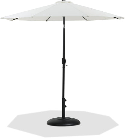 Fiji - Aluminum Patio Umbrella With Round Black Base