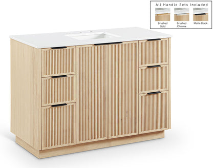 Willard - Engineered Stone And Solid Wood Bathroom Vanity