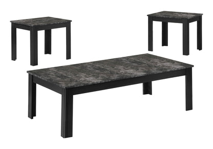 Table Set Coffee And Side Accent For Living Room 3 Pieces Set