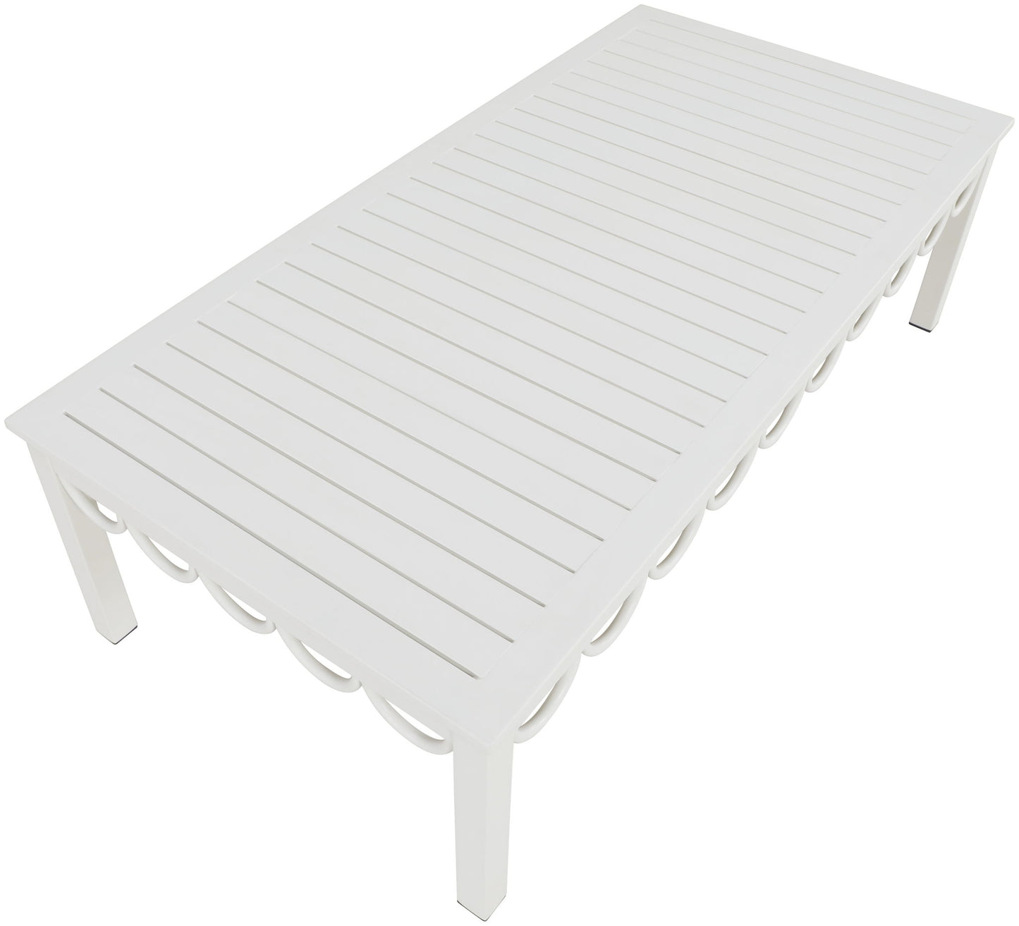 Portofino - Aluminum Outdoor Patio Coffee Table