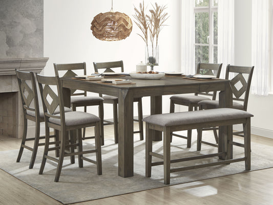 Aria - Dining Bench - Gray