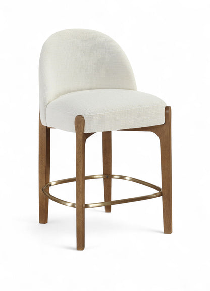 Torino - Counter Stool With Brushed Brown Base