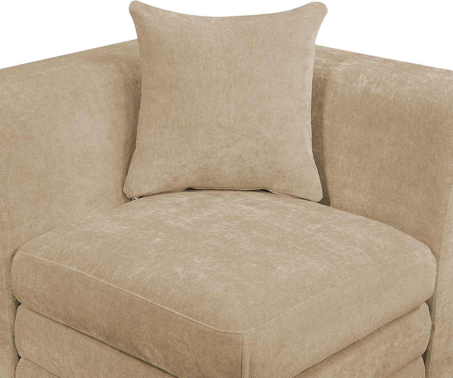 Stellar - 8 Piece Chenille Fabric Upholstered Modular Sectional