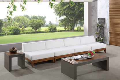 Rio - 4 Piece Modular Armless Sofa - Off White