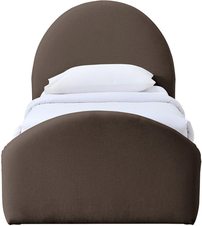 Andaz - Chenille Fabric Upholstered Bed