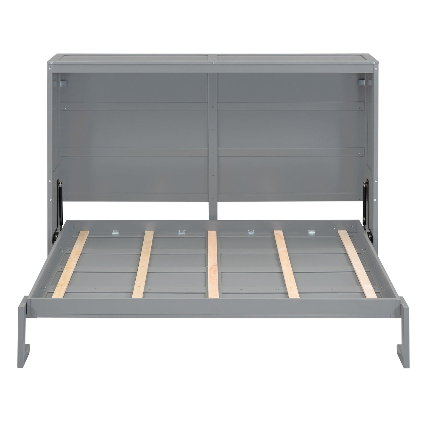Queen Size Murphy Wall Bed - Gray