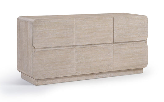 Adagio - Solid Wood And Oak Veneer Dresser - Natural
