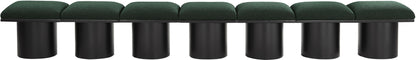 Pavilion - 7 Piece Modular Bench With Black Base