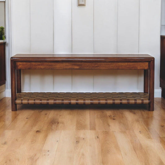 Regency - Woven Bench - Brown