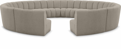 Infinity - 12 Piece Boucle Modular Sectional