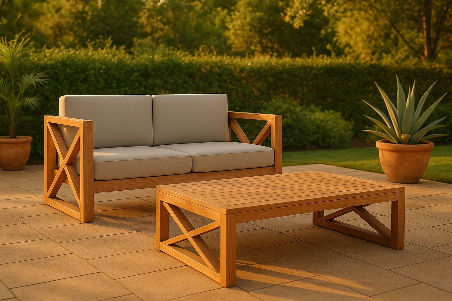 Anguilla - Water Resistant Outdoor Loveseat