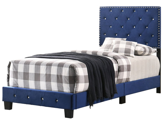 Suffolk - Twin Bed - Navy Blue
