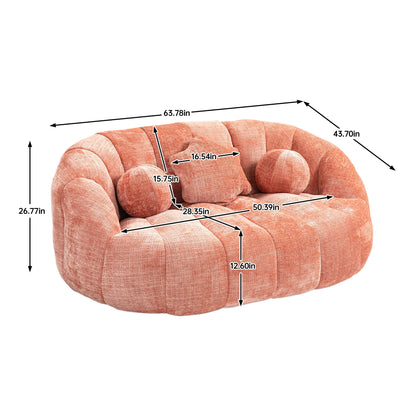 Bean Bag Lazy Sofa Durable Comfort Lounger High Back Bean Bag Chair Couch
