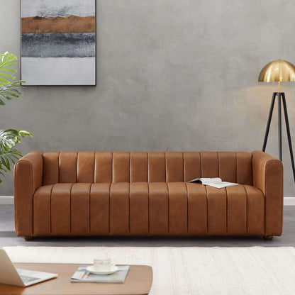 Elrosa - Upholstery Channel Tufted Sofa