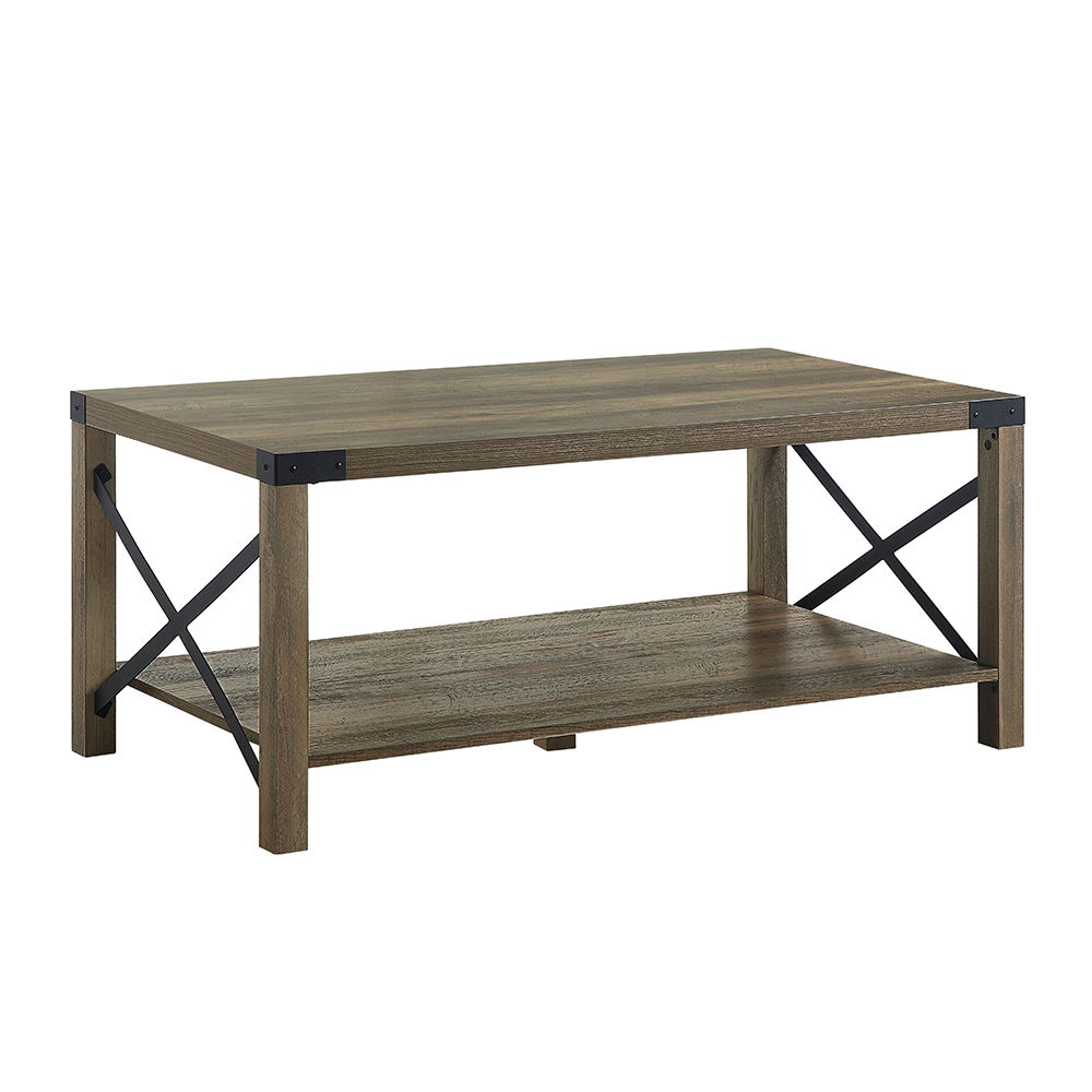 Abiram - Coffee Table - Rustic Oak