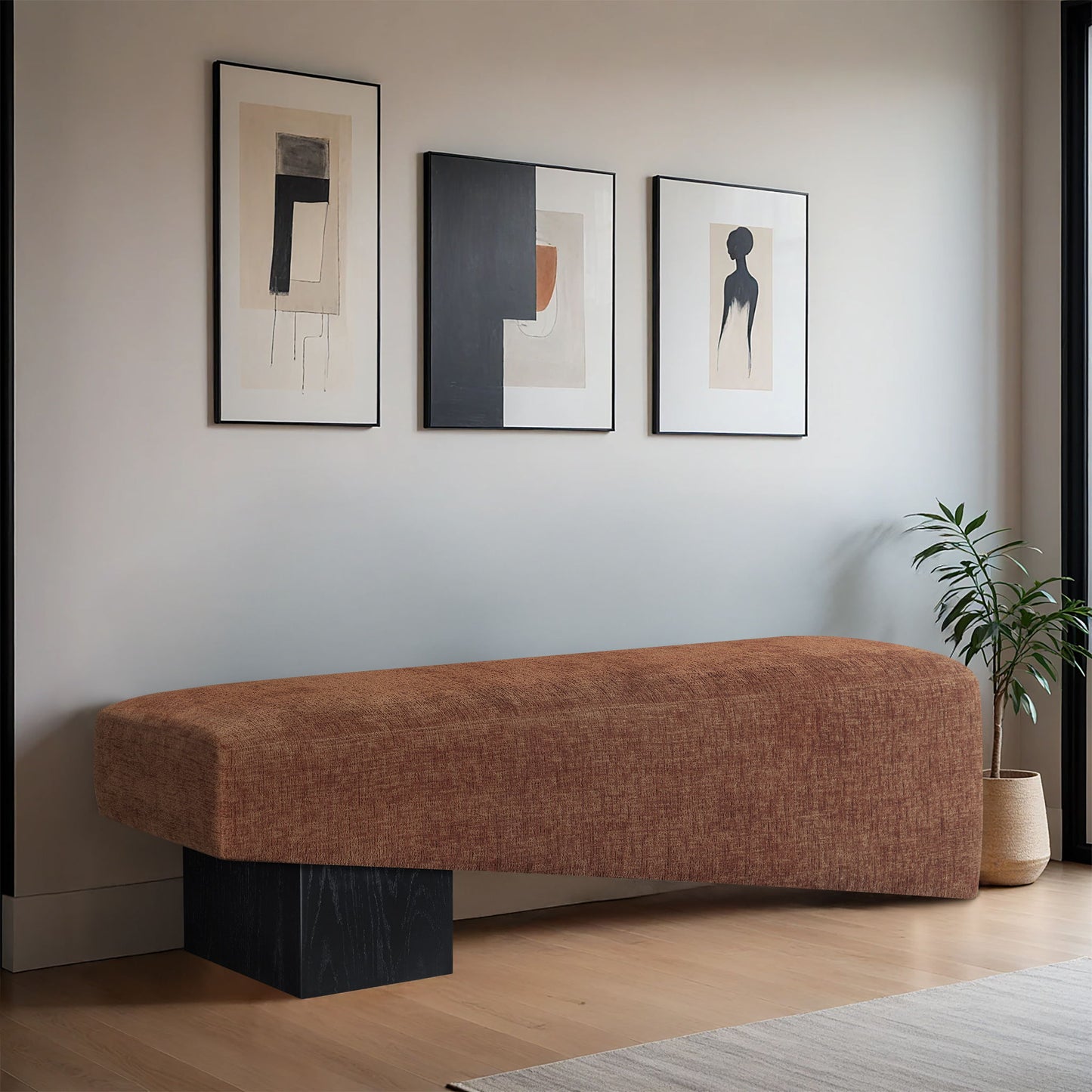 Alora - Bench - Black Base