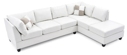 Malone - Sectional - White