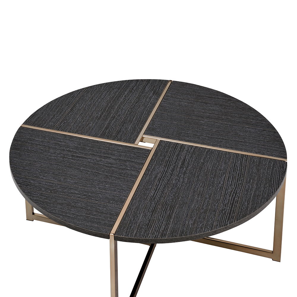 Bromia - End Table - Black & Champagne