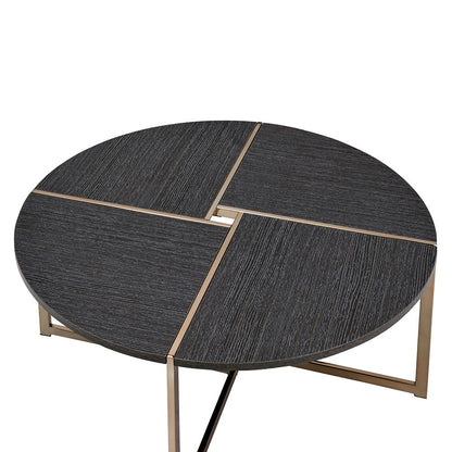 Bromia - End Table - Black & Champagne