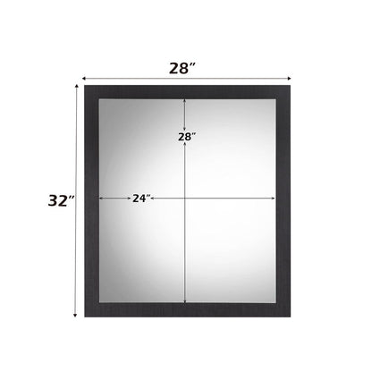 Eos - Mirror - Walnut & Black