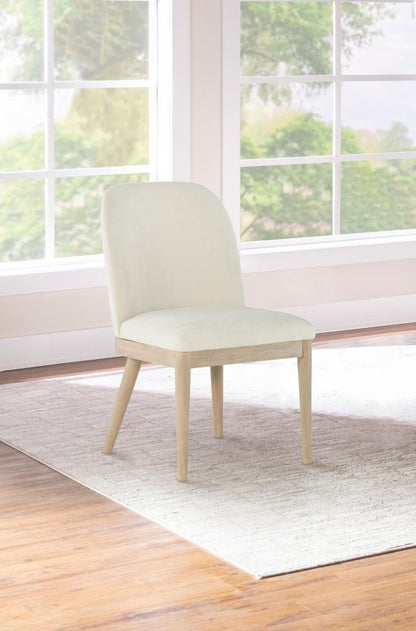 Solano - Upholstered Dining Side Chair (Set of 2) - Beige