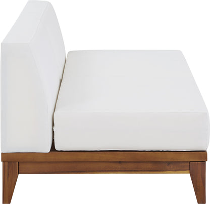 Rio - 2 Piece Modular Armless Sofa - Off White