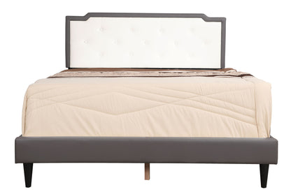 Deb - Queen Bed - Light Gray