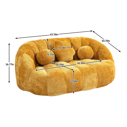 Bean Bag Lazy Sofa Durable Comfort Lounger High Back Bean Bag Chair Couch