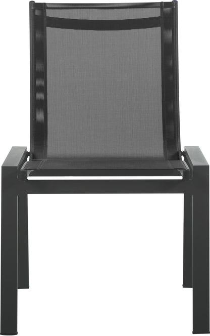 Nizuc - Outdoor Patio Dining Chair With Gray Frame (Set of 2)
