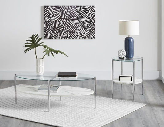 Cadee - Oval Coffee And End Table Set