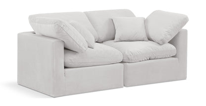 Indulge - Velvet 2 Seat Modular Sofa