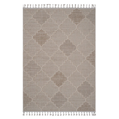 Guros - 8' X 10' Trellis Indoor / Outdoor Area Rug - Cream