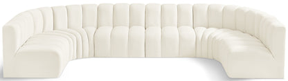 Arc - Velvet Modular U-Shaped Sectional