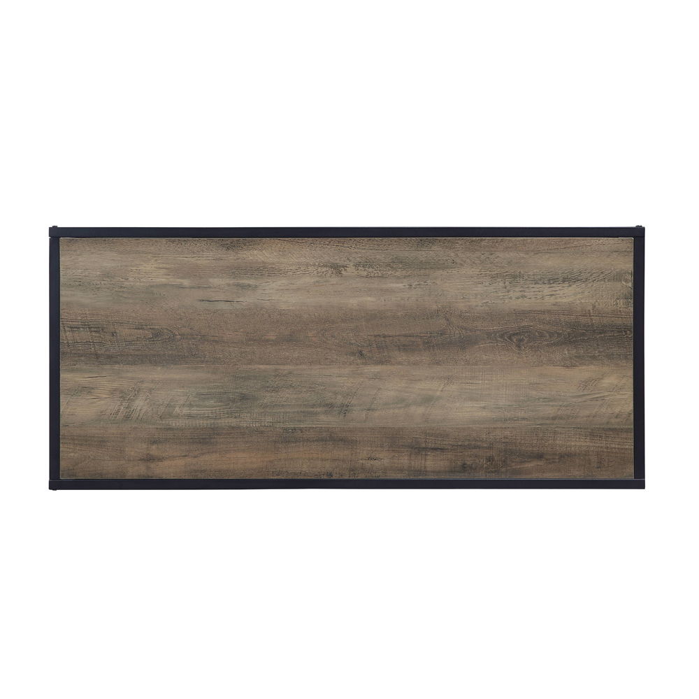 Idella - Coffee Table - Rustic Oak & Black