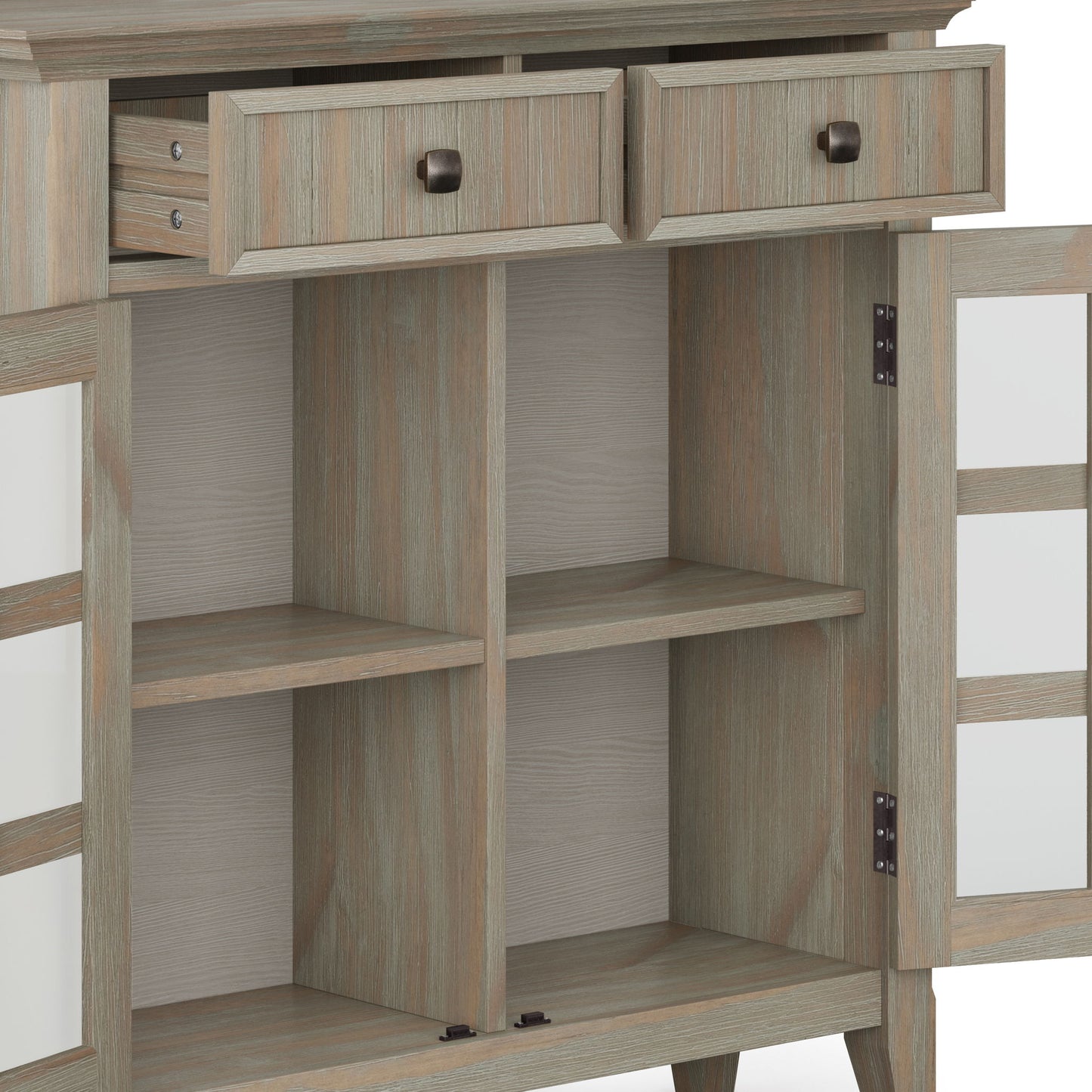 Acadian - Entryway Storage Cabinet - Distressed Gray
