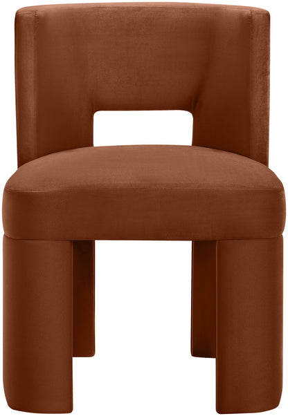 Zuno - Velvet Performance Fabric Upholstered Dining Chair (Set of 2)