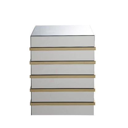 Dominic - End Table - Mirrored