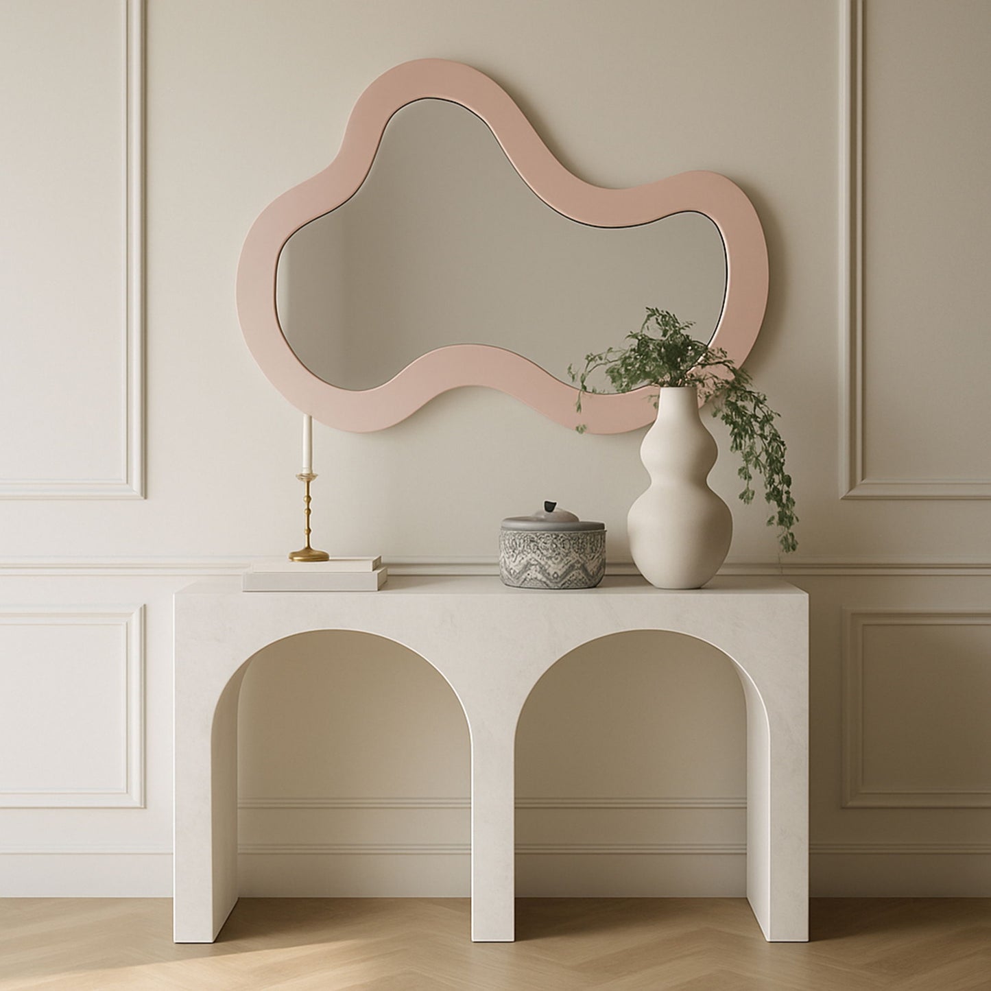 Oblique - Metal Frame Mirror