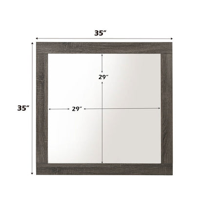 Avantika - Mirror - Rustic Gray Oak