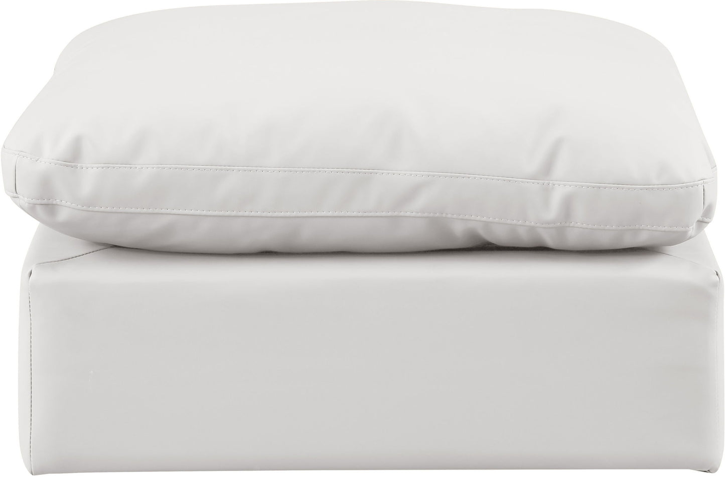 Indulge - Faux Leather Ottoman