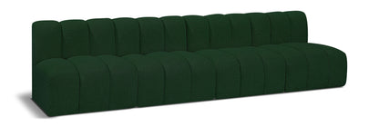 Arc - Boucle Fabric 4 Seats Modular Sofa