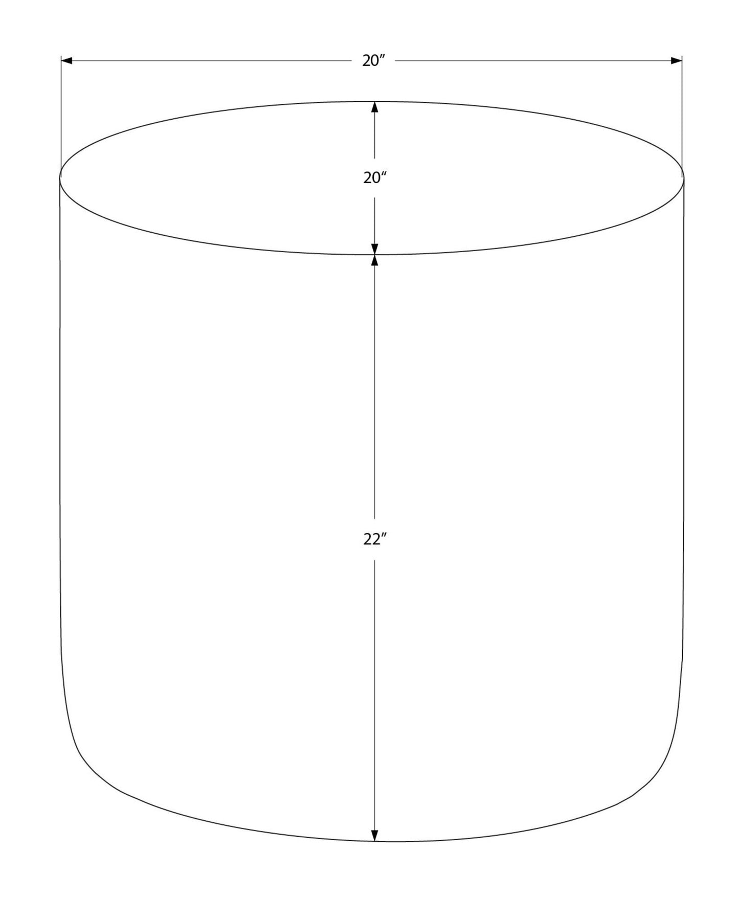 Drum Accent Side Table, Boho-Glam Design