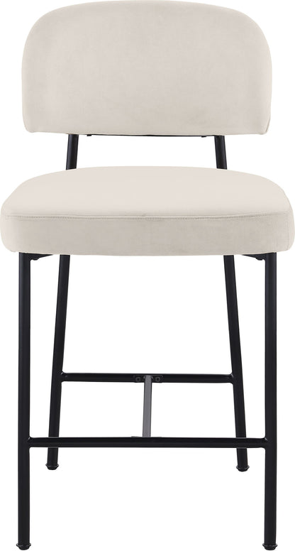 Zarelle - Performance Fabric Upholstered Counter Stool (Set of 2)